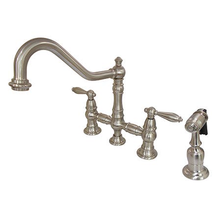 Get Over Your Dishwashing Problems With The Restoration Bridge Tap, KS3278ALBS