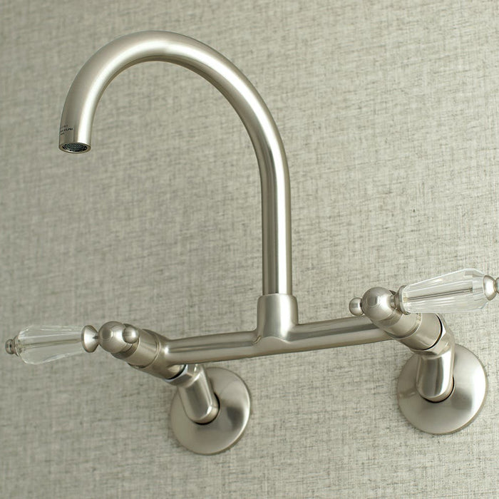 The Paramount Wall Mount Kitchen Faucet will Amount to Greatness, KS814SNWLL