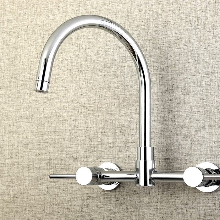 Install the Concord Wall Mount Kitchen Faucet If You're Keen on Clean, KS8171DL