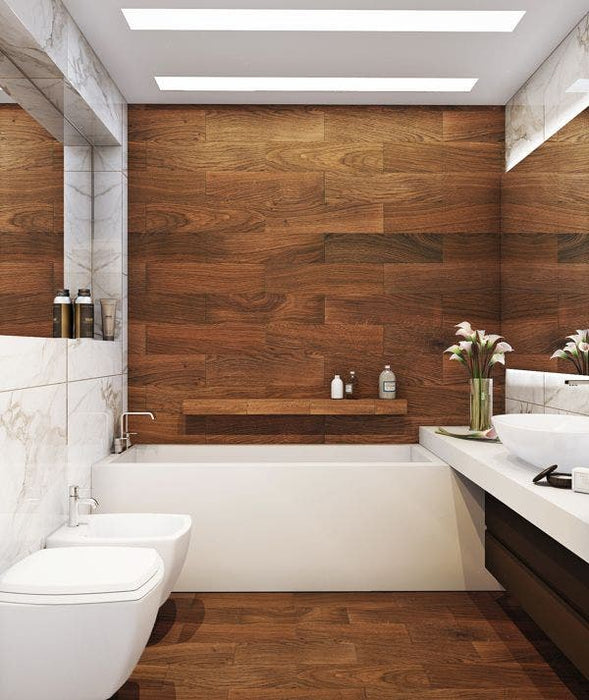 Wonderful Wood Bathroom Design
