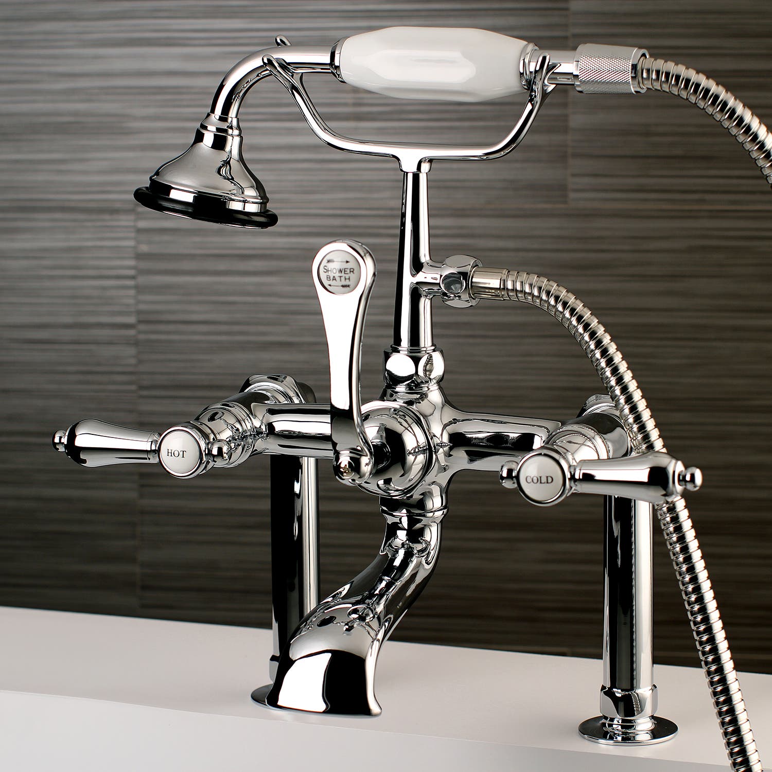 Best Finishes for DeckMount Faucets for Clawfoot Tubs Kingston Brass