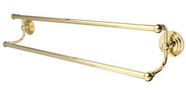 Add Functionality and Style to your Bathroom with the Milano Dual Towel Bar, BA2713PB