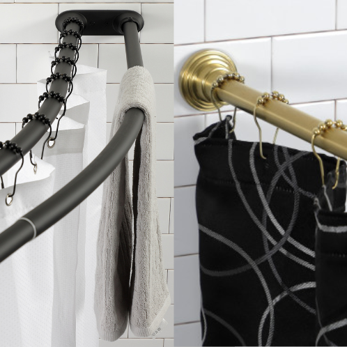 Straight Vs. Curved Shower Rods