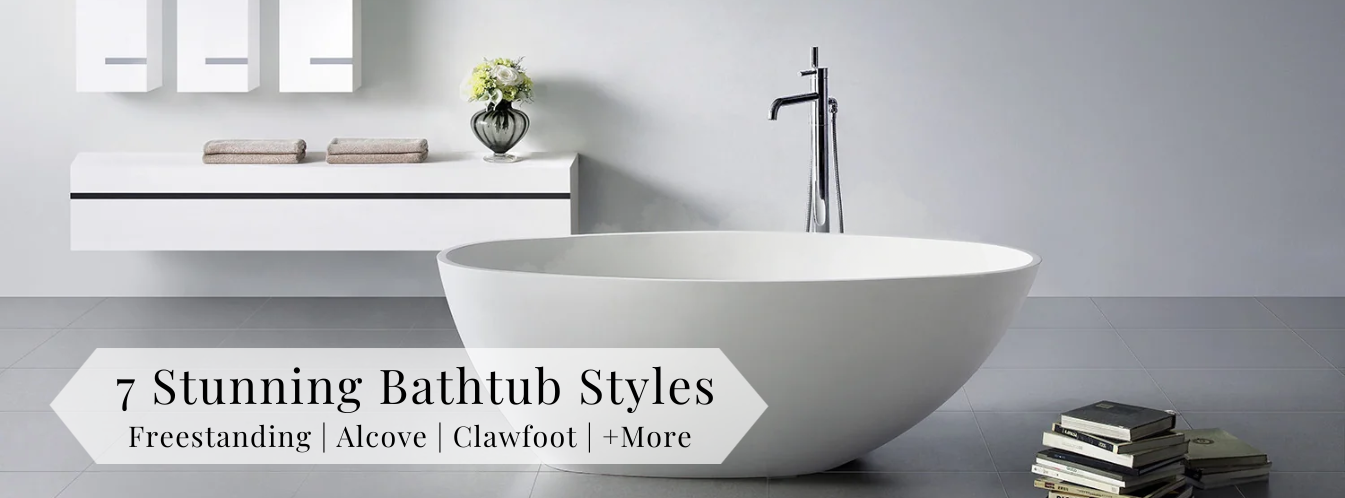 7 Different Types of Bathtubs