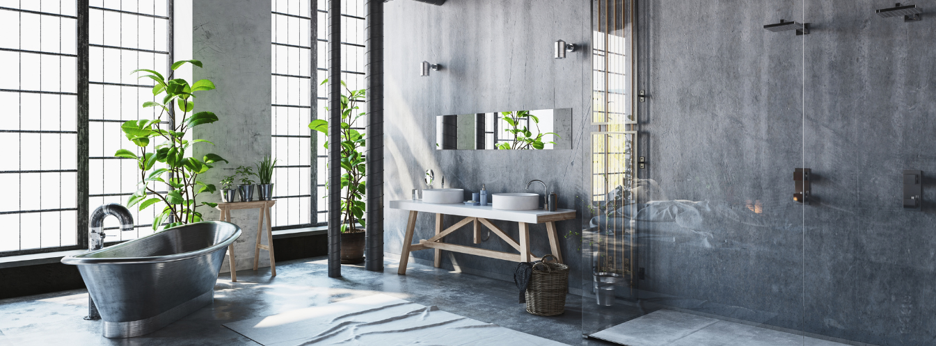 Industrial Bathroom and Kitchen Design Ideas