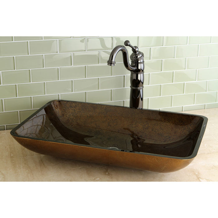 Get Inspired in your Bathroom by the Fauceture Roma Rectangular Vessel Sink, EVR2214FB