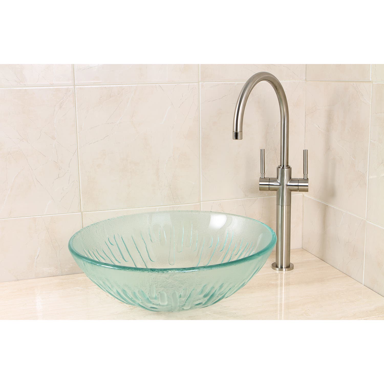 Bring the Beach Home with an Ocean Inspired Vessel Sink by Fauceture, EVSCFC3