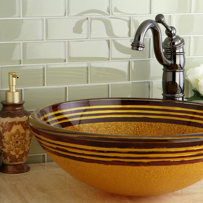 Live The American Dream with the Water Onyx Single-Handle Vessel Sink Faucet, NB1420BL