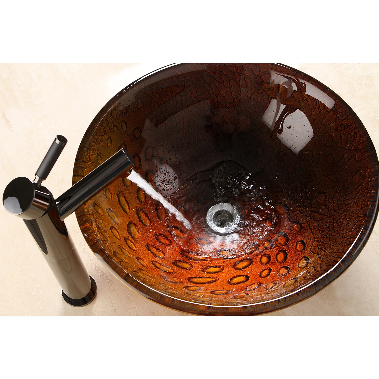 Be The Trend Setter With the Black Stainless Steel Vessel Sink Faucet, NS8410DKL