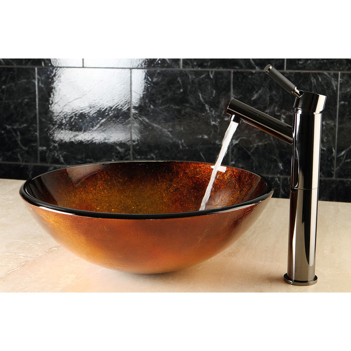 With Fall Fast Approaching, Decorate with the Copper Sun Glass Sink by Fauceture, EVSPFH4