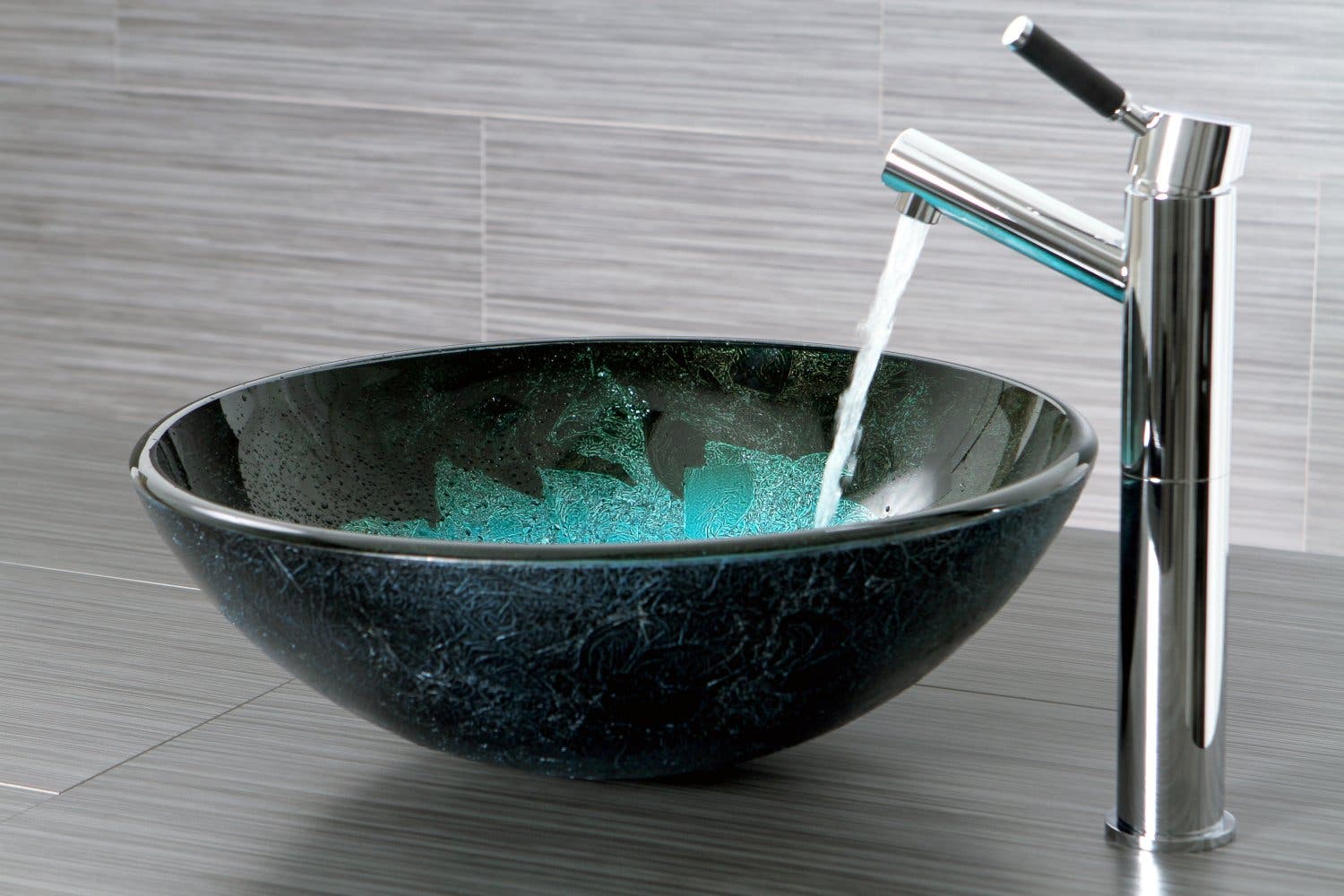 The Splendor of the Sea is at your Fingertips with the Fauceture Vessel Sink, EVSPFH6