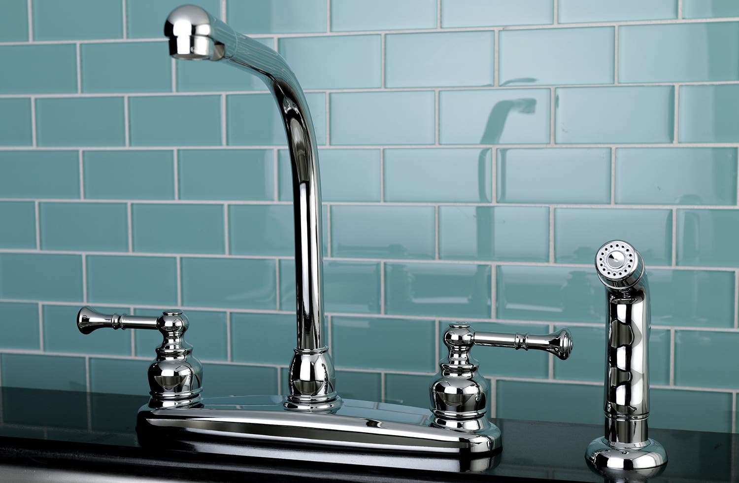 Go green with your kitchen's backsplash