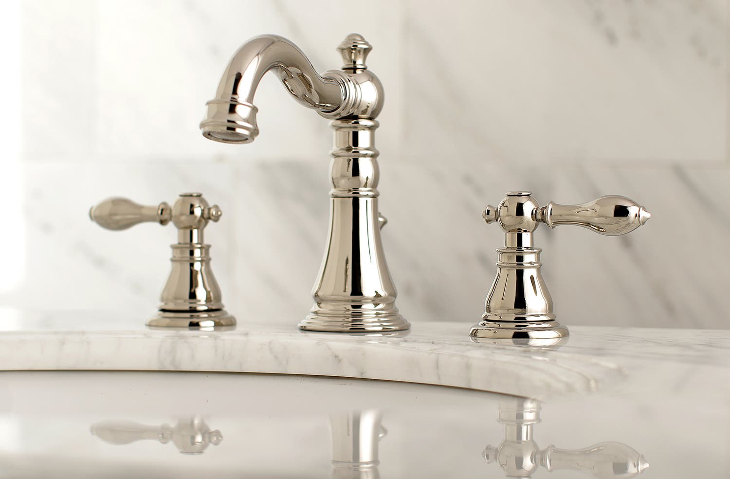 Traditional Elegance is Foremost with the American Classic Widespread Bathroom Faucet, FSC1979ACL