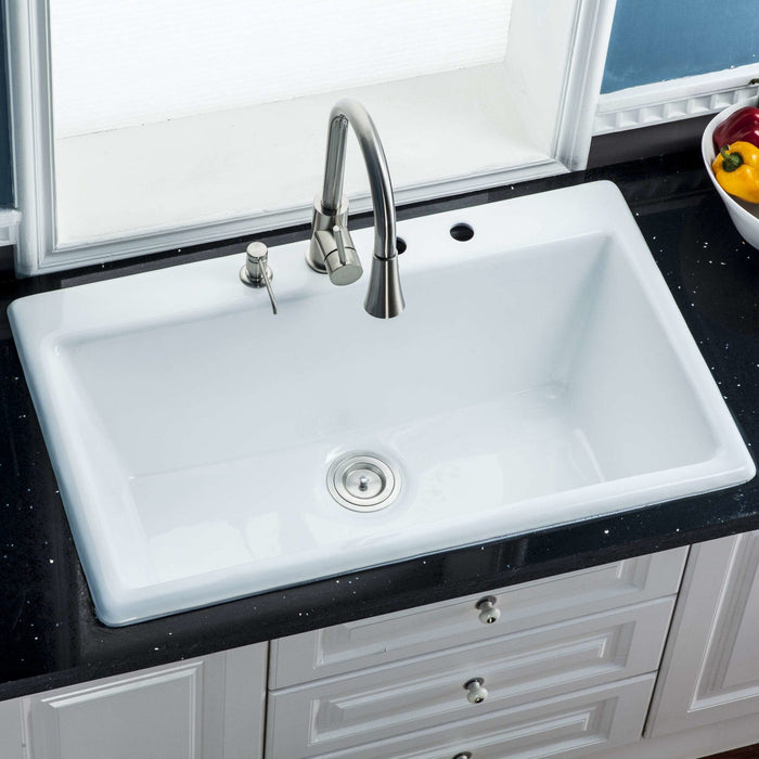 Make Dishes Disappear with the Towne Single Bowl Kitchen Sink, GCKTS33229