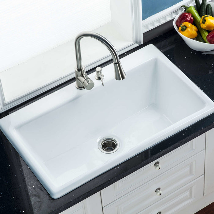 Trends Come and Go But the Gourmetier Single Bowl Kitchen Sink Won't, GCKUS33229