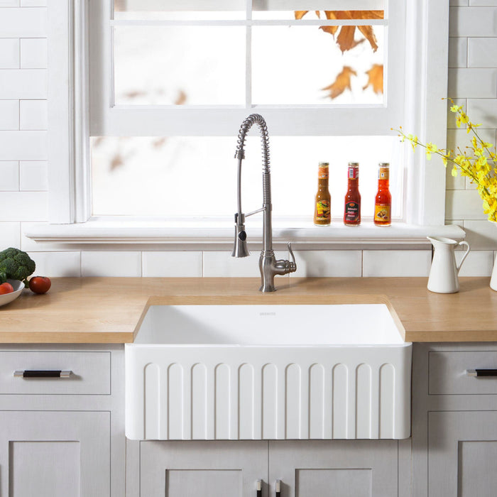The Gourmetier Apron Sink is the Perfect Family-Friendly Sink, GKFA301810CD