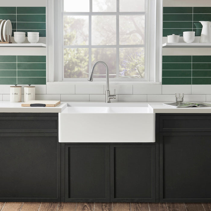 How to Match Kitchen Fixtures With Glazed Tile in the Kitchen