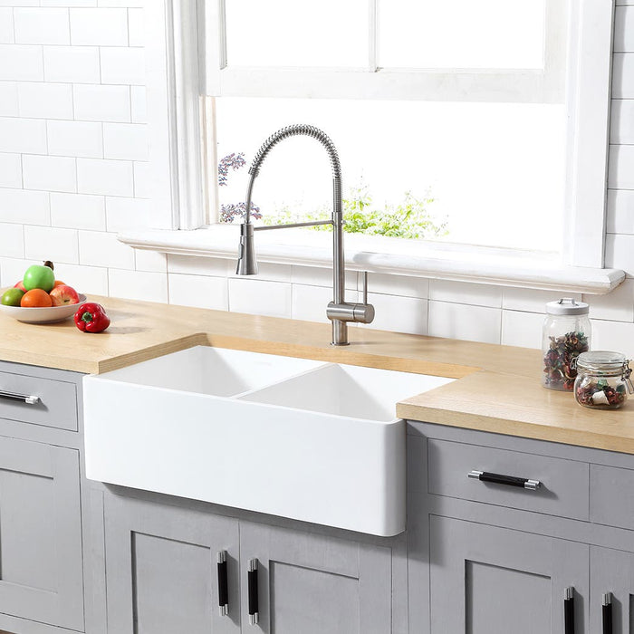 The Double-Bowl Farmhouse Kitchen Sink Has Arrived, GKFA331810BCD