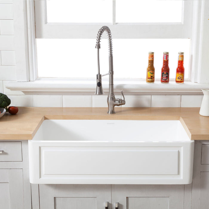 Sink Feature 5: Profile of the GKFA361810LD Farmhouse Sink