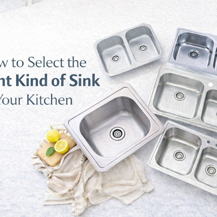How to Select the Right Kind of Sink for your Kitchen