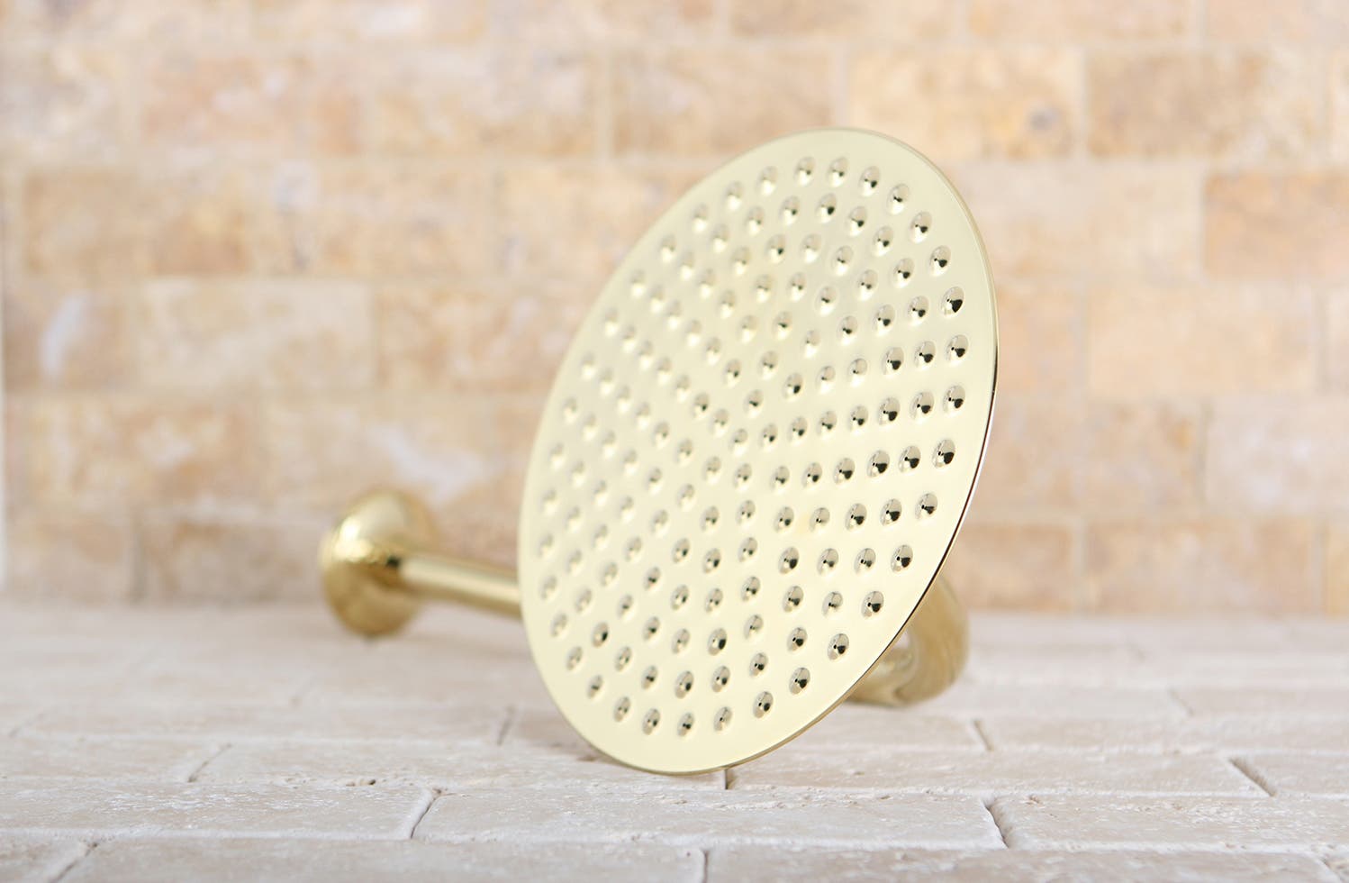 The Polished Brass Victorian Shower Head is an Aid for Relaxation, K136A2CK