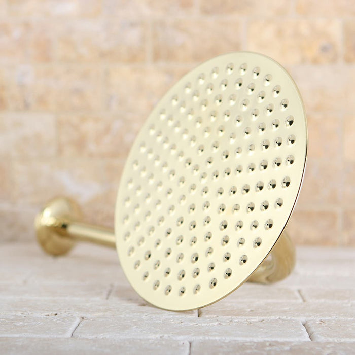 The Polished Brass Victorian Shower Head is an Aid for Relaxation, K136A2CK