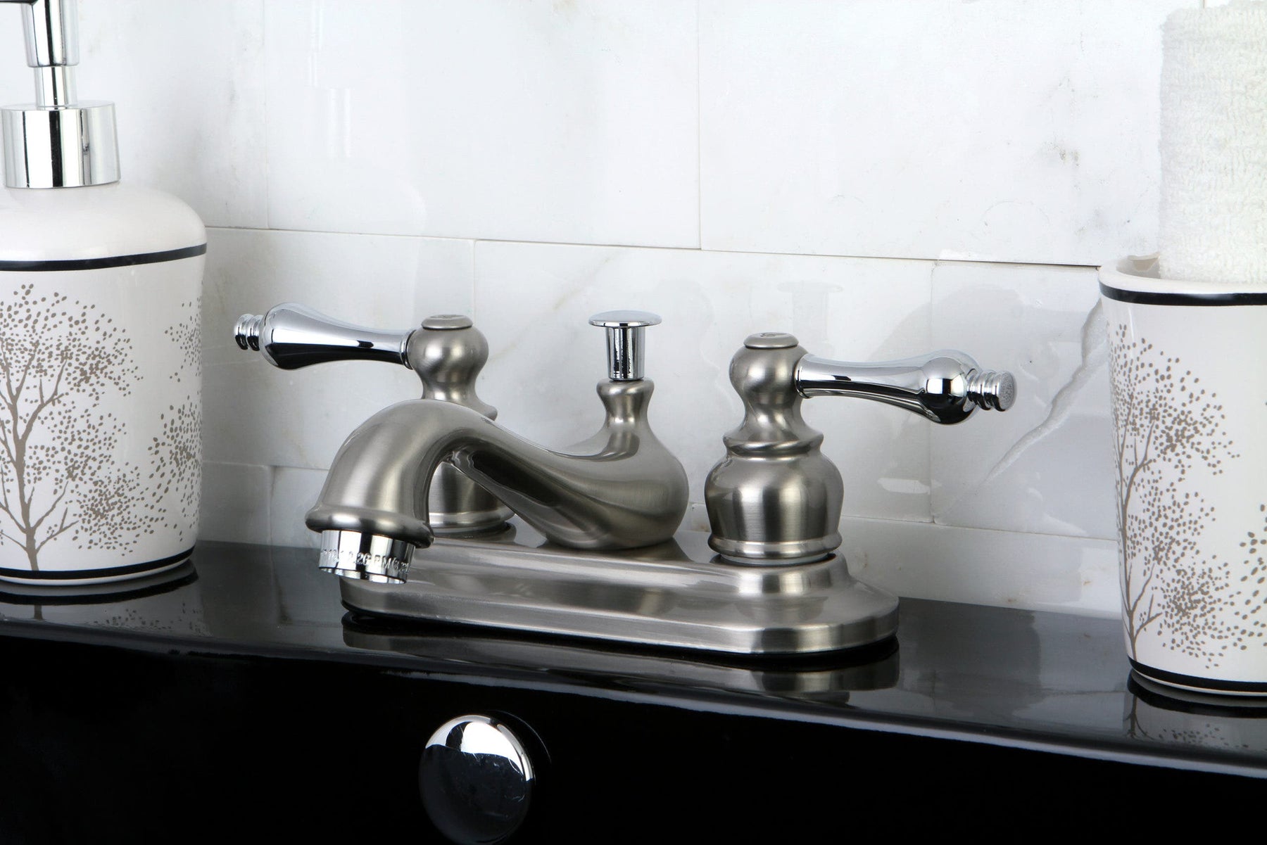 Faucet Feature 7: Profile of the KB607ALB brushed nickel bathroom faucet