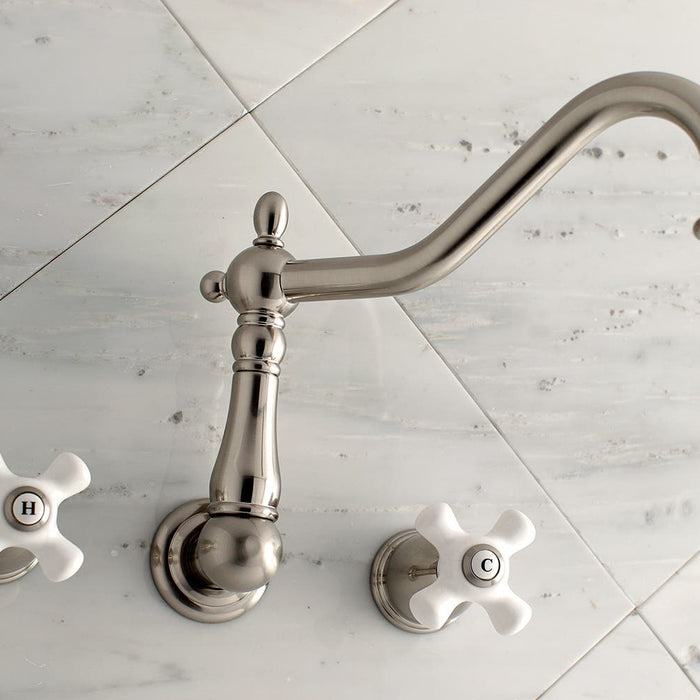 Traditional Beauty is Apparent with the Heritage Tub Filler, KS1028PX