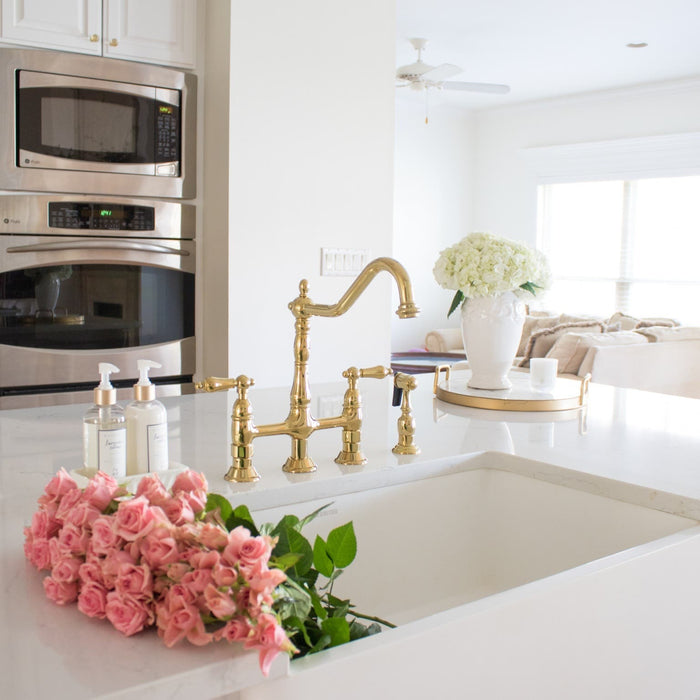 Why Is the Bridge Faucet and Farmhouse Sink a Great Kitchen Duo?