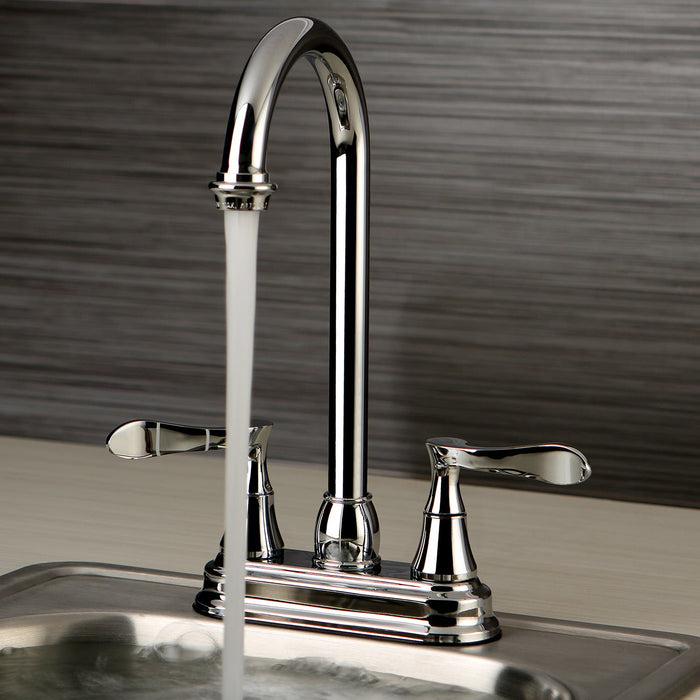 KS2461CFL 4-Inch Centerset Bar Faucet, Polished Chrome