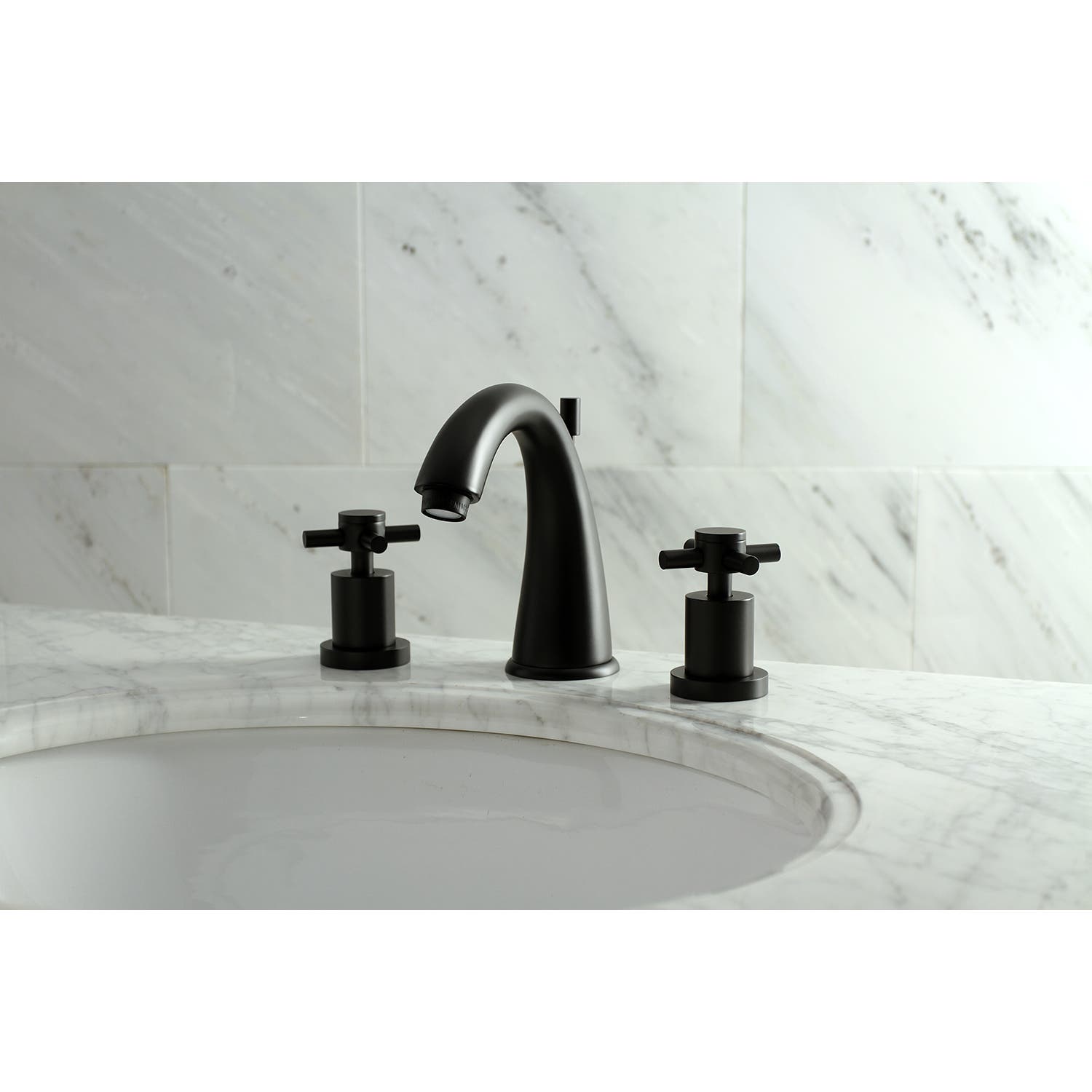 Matte Black Widespread Bathroom Faucet Feature: KS2960DX