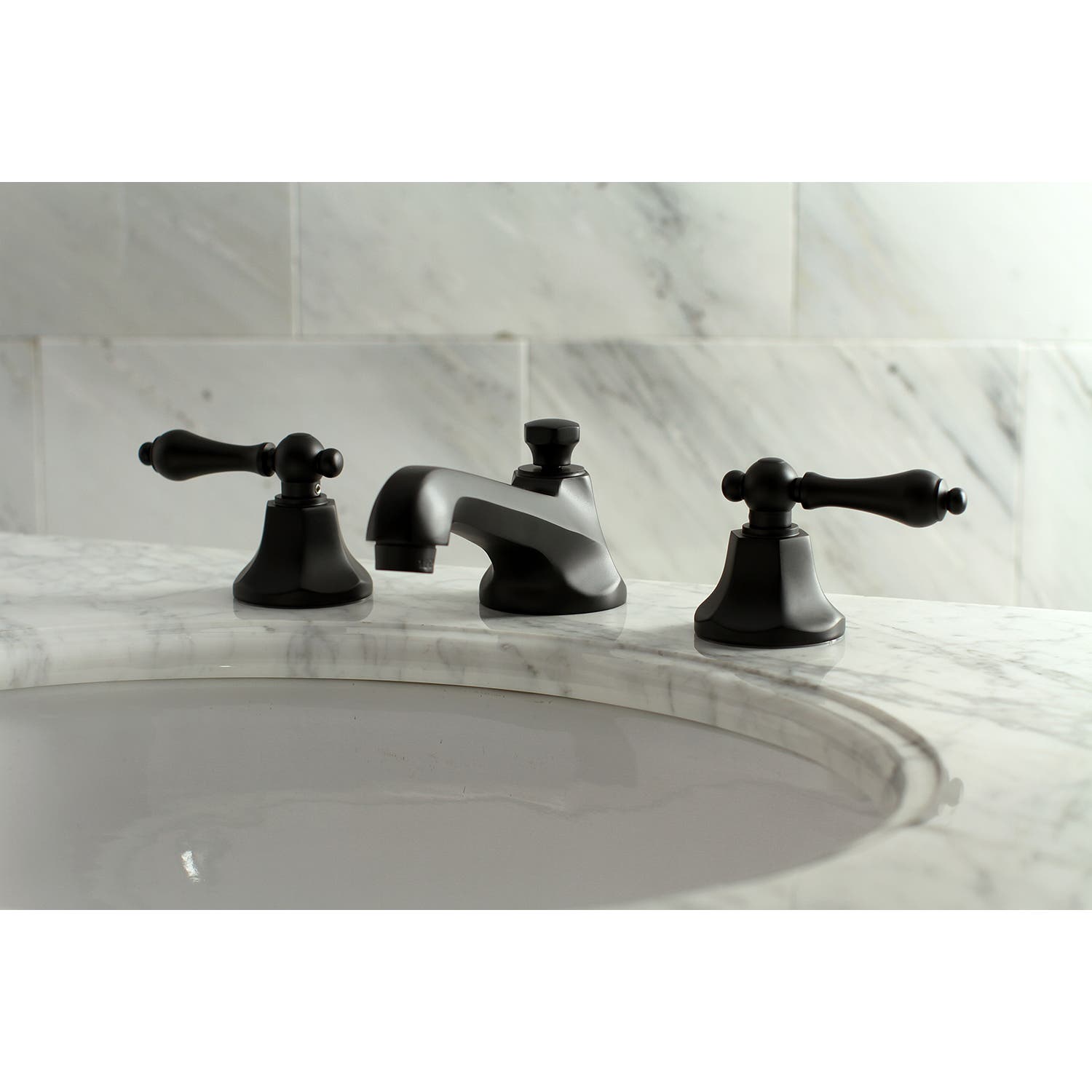 Seamlessly Combine Traditional and Modern Stylings with the Metropolitan Widespread Lavatory Faucet, KS4460AL