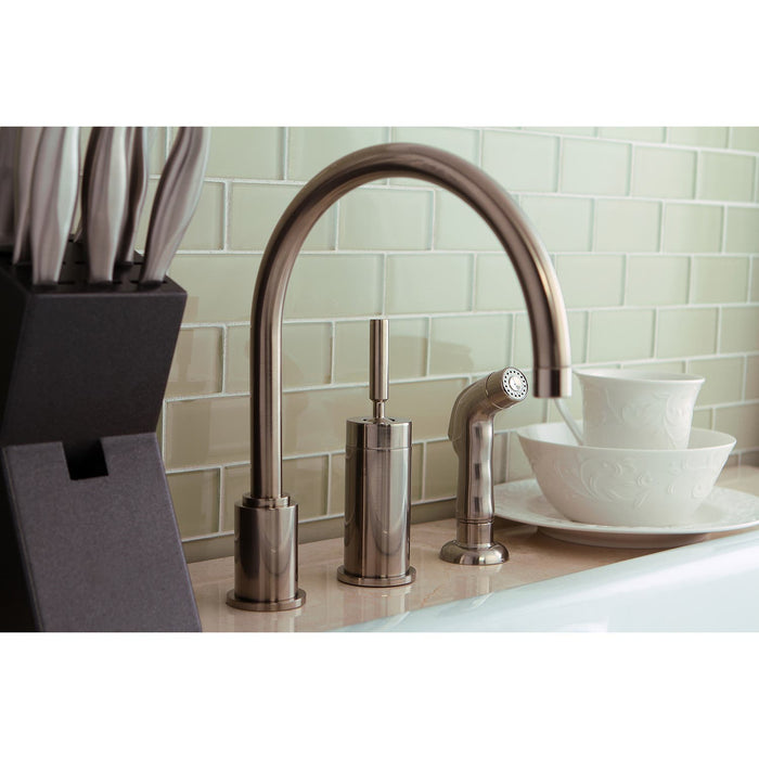 Up your Game in the Kitchen with the Concord Widespread Kitchen Faucet, KS8008DLSP