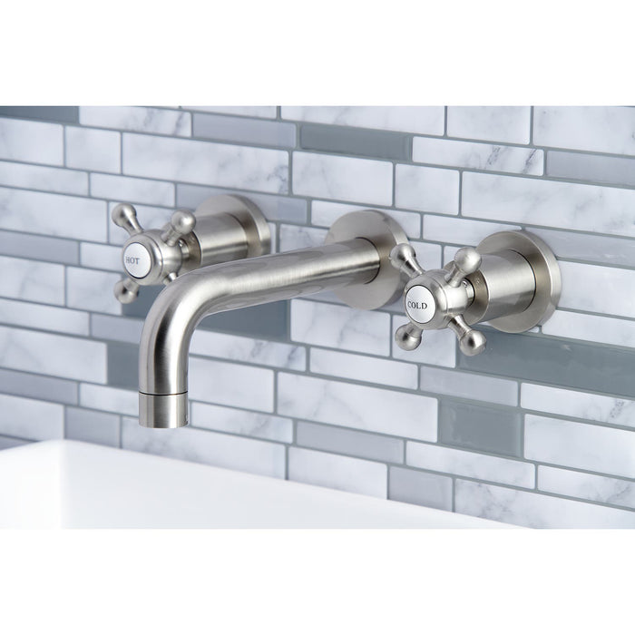 Brushed Nickel Wall Mount Bathroom Faucet Feature: KS8128BX