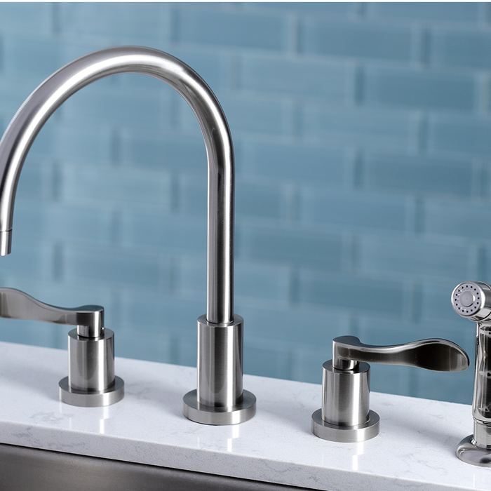 widespread kitchen faucet