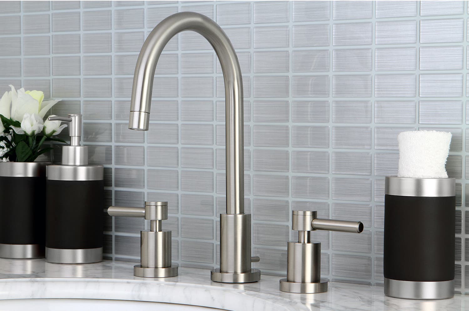 Nothing Small About the Concord Mini-Widespread Bathroom Faucet, KS8958DL