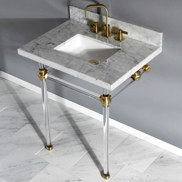 Marvel at this Marble Vanity Combo, KVPB30MASQ7