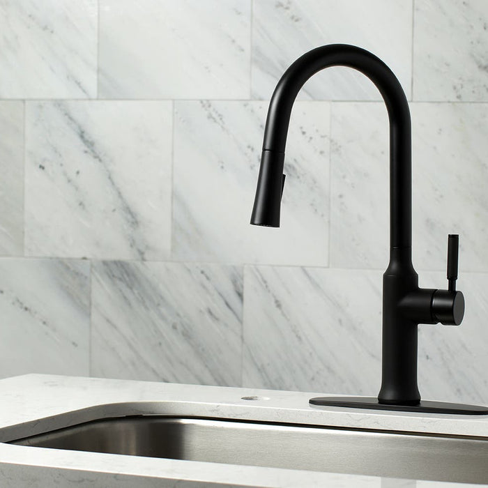 The Gourmetier Single-Handle Kitchen Faucet Single-Handedly Emboldens Kitchens, LS2720DKL