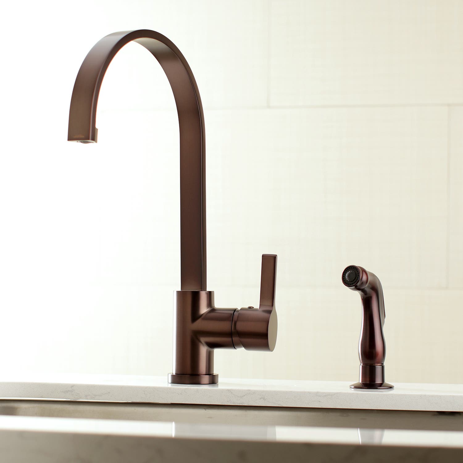 The Gourmetier Kitchen Faucet is Brewing Excellency, LS8715CTLSP
