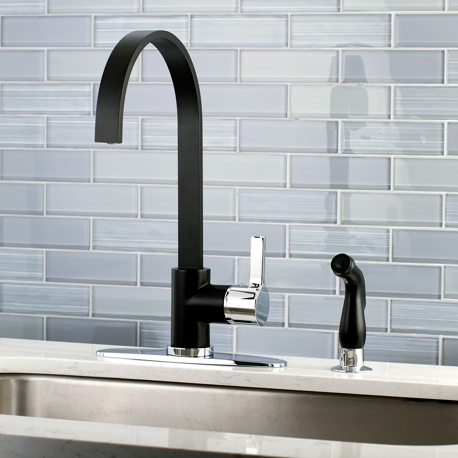 Be Daring with Two-Toned Faucets, LS8717CTLSP
