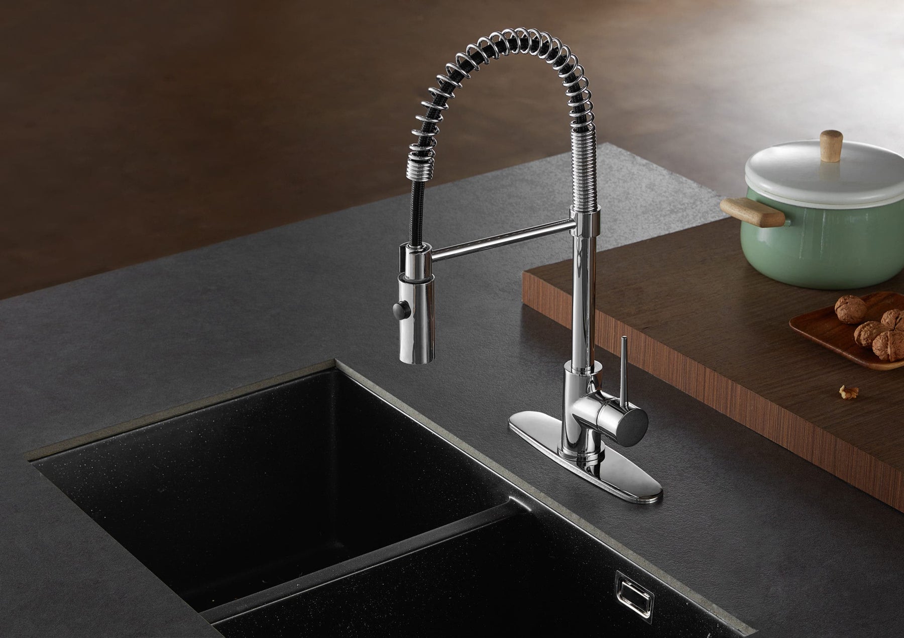 Installing a Pre-Rinse Kitchen Faucet