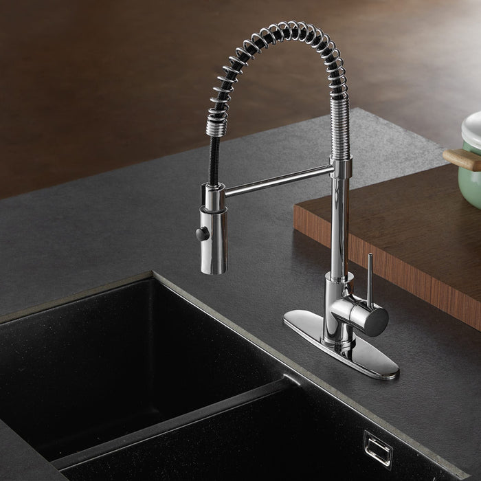 Installing a Pre-Rinse Kitchen Faucet