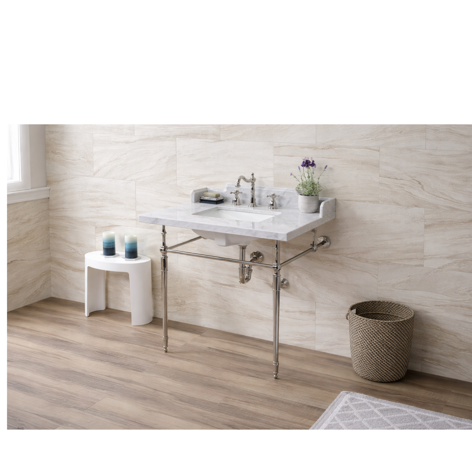 Tops and Sinks for Console Vanities