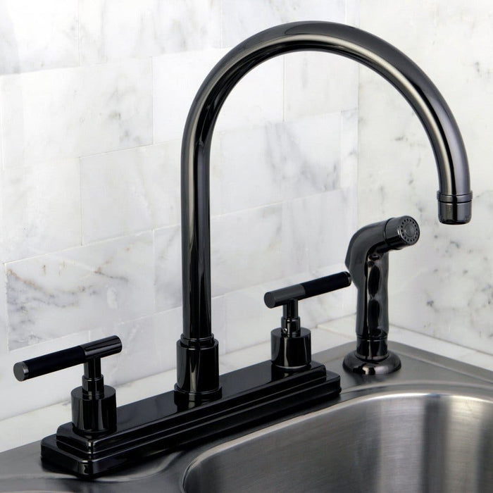 Seal the Deal with This Kitchen Faucet's Black Stainless Steel, NS8790DKLSP
