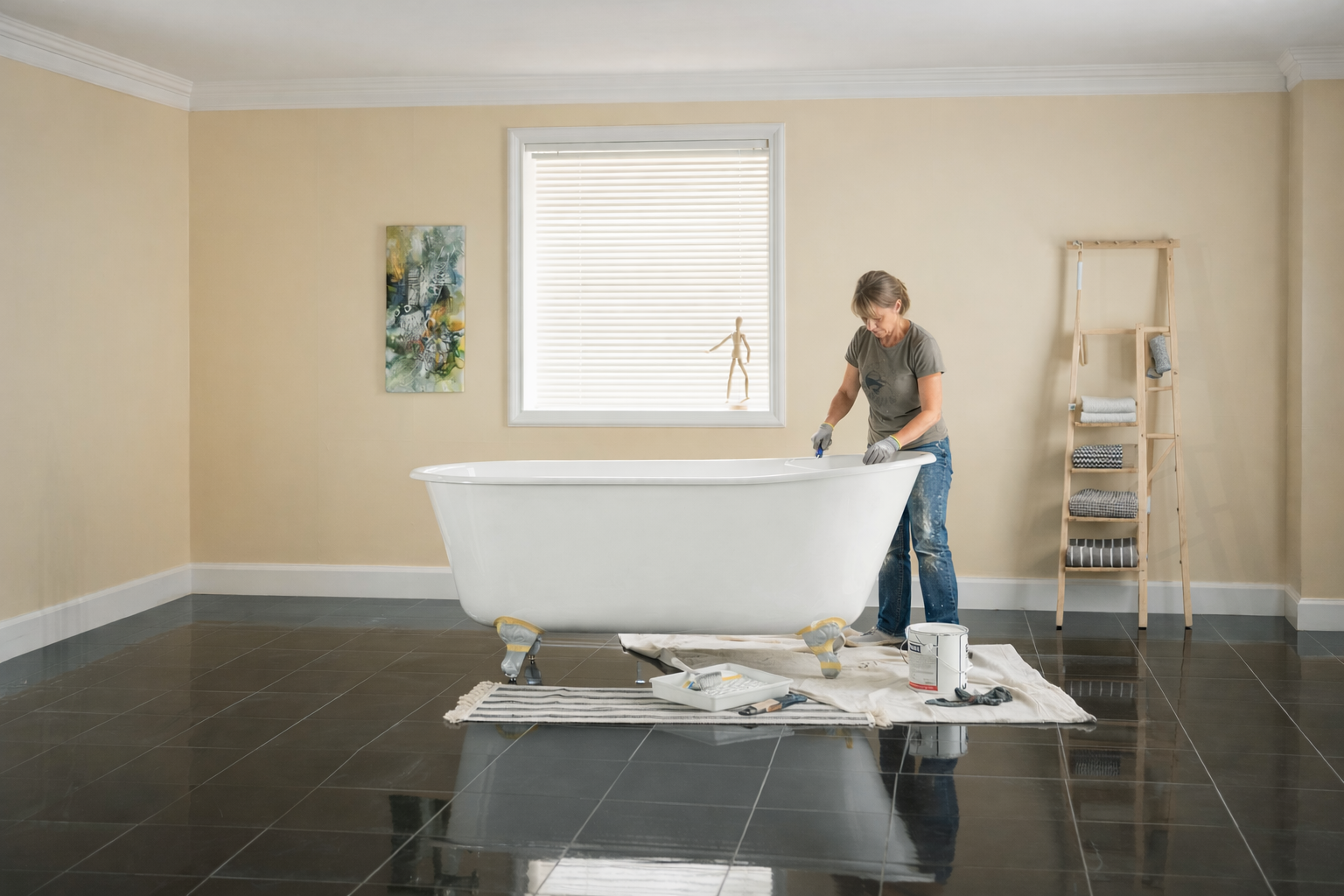 Painting a Bathtub