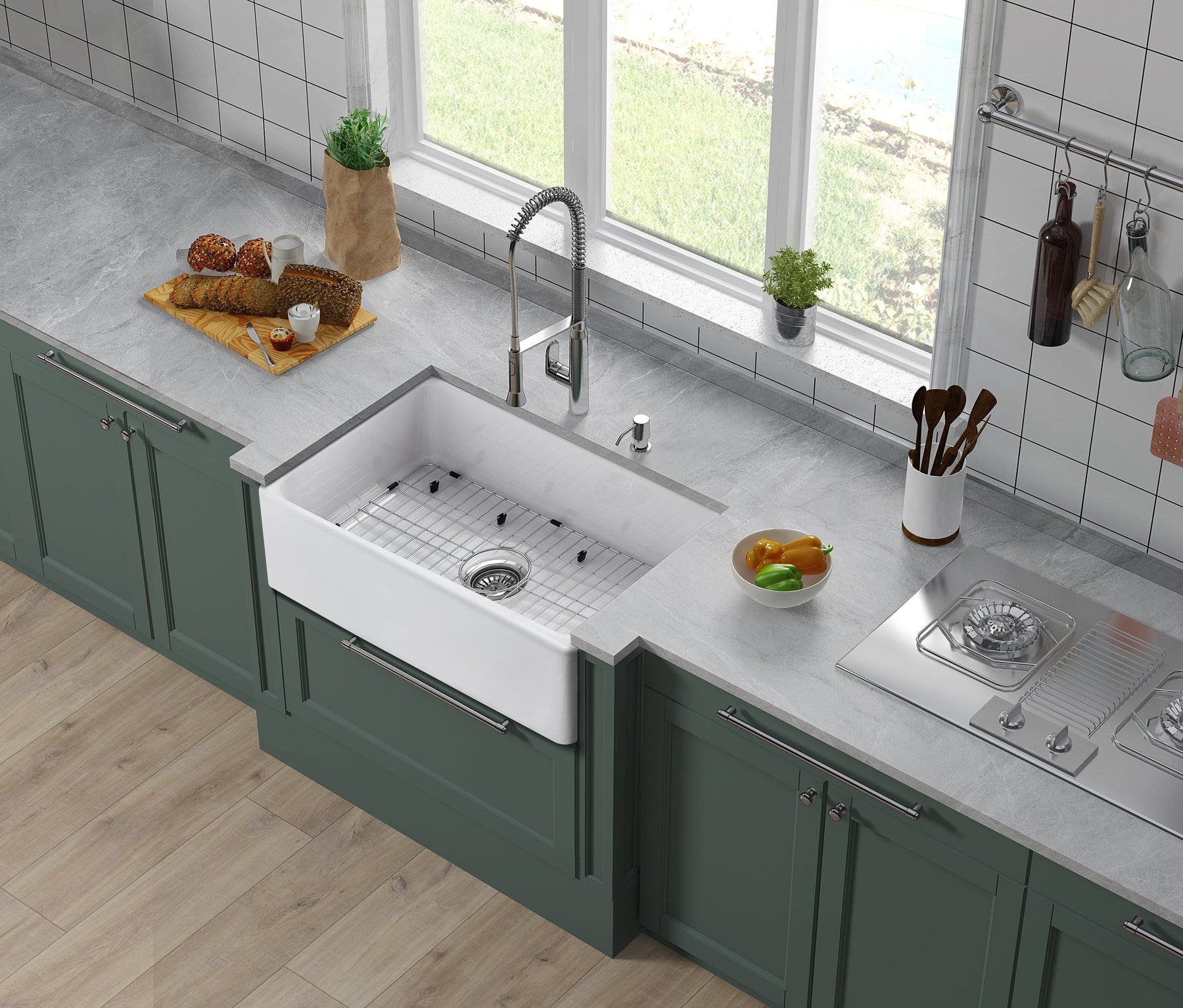 Cleaning Solid Surface Farmhouse Sinks