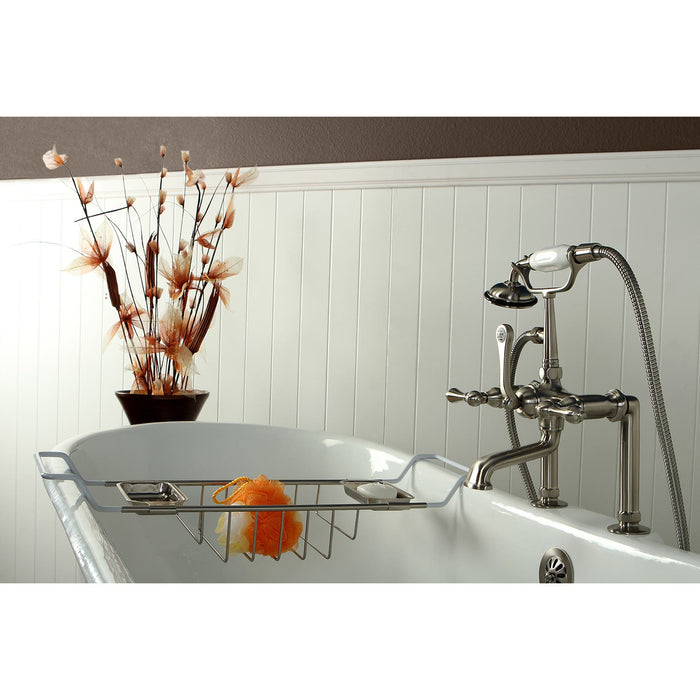 Refine a Warm Ambiance of Wintry Comfort with the Vintage Bathtub Filler, CC103T8