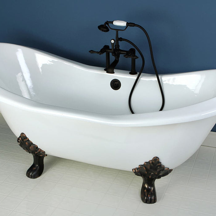 Tame Your Inner Lion In The Aqua Eden Cast Iron Bath Tubs, VCT7D7231NC5