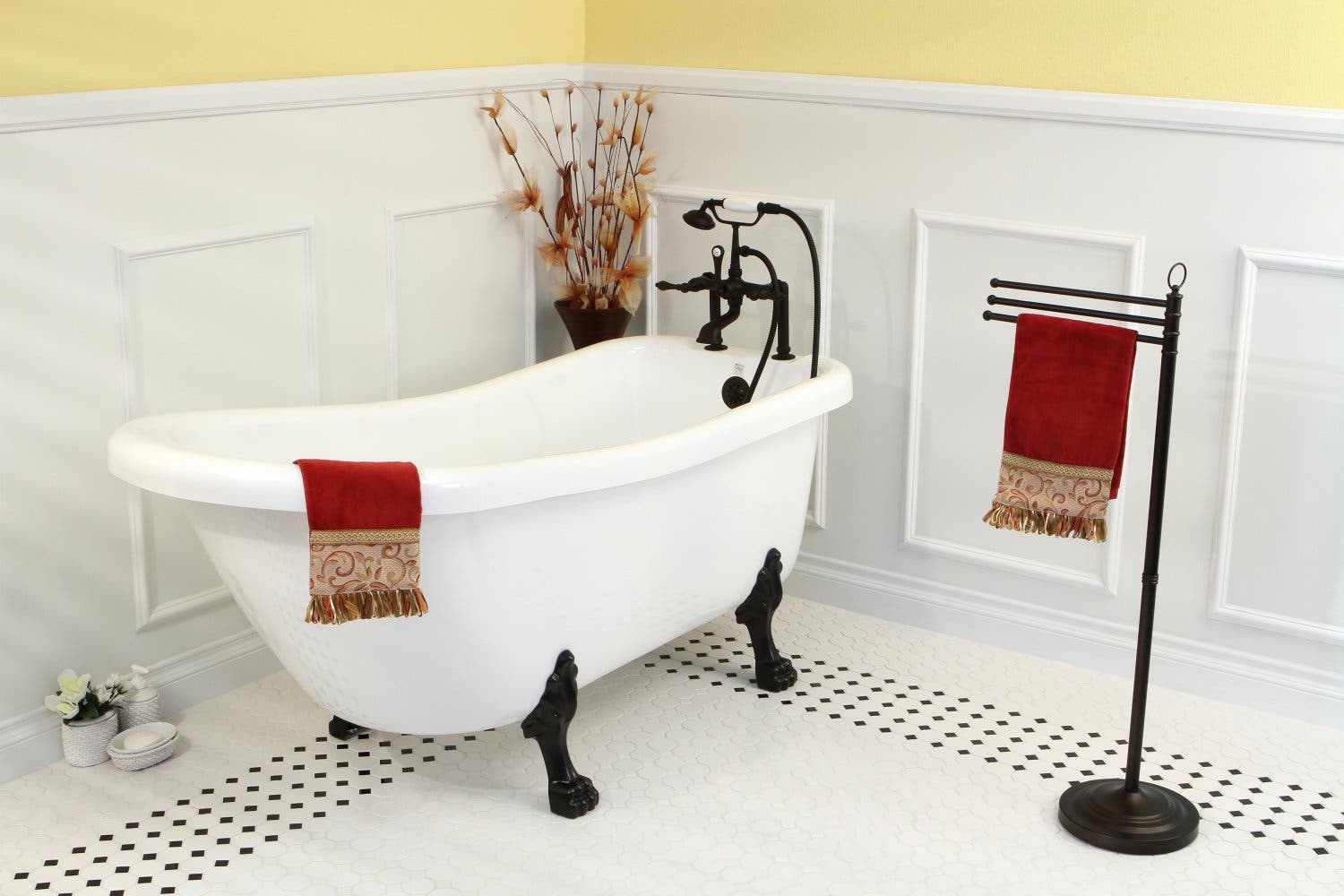 Vintage Bathroom Towel Bar