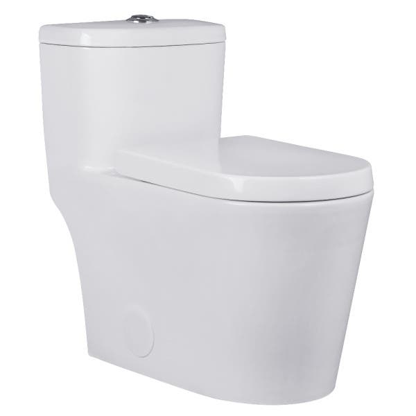 White One-Piece Siphonic Toilet, VTC2993